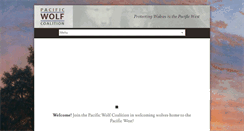 Desktop Screenshot of pacificwolves.org