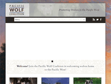 Tablet Screenshot of pacificwolves.org